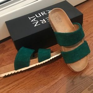 Naturalizer Shoes - Minimalist slide sandal - Green, size 8 Naturalizer Shoes - Minimalist slide sandal - Green, size 8